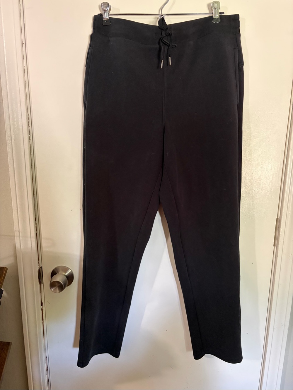 Women’s Members Mark Medium Black Drawstring Pants Tote15